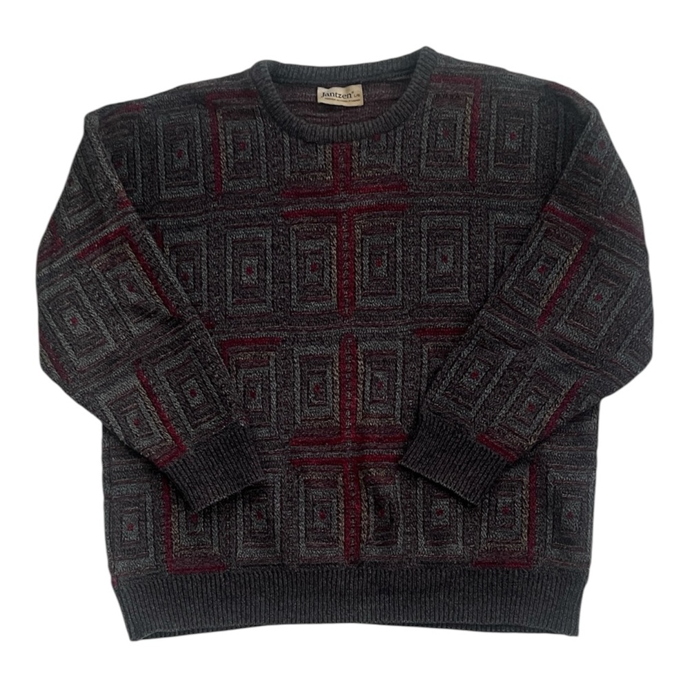 Vintage Jantzen Wool Mohair Blend Sweater Men’s Size Large Grandpa